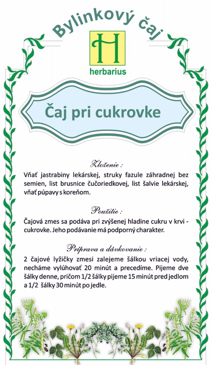 Čaj pri cukrovke, 40 g