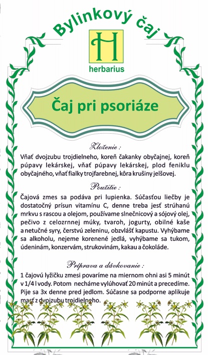Čaj pri psoriáze, 40 g