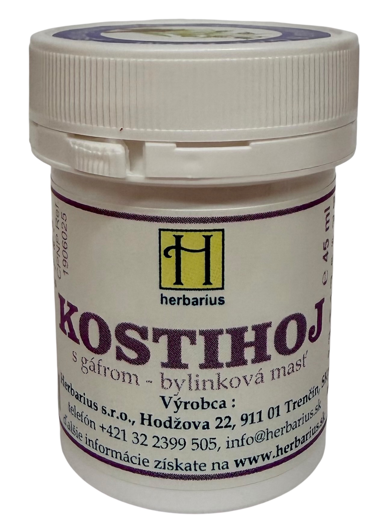 Kostihoj s gáfrom, masť 45 ml