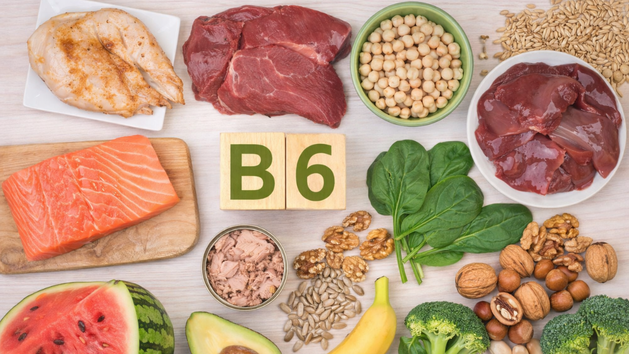 Pyridoxin: vitamin B6: klíč ke zdraví nervů, energie a imunity