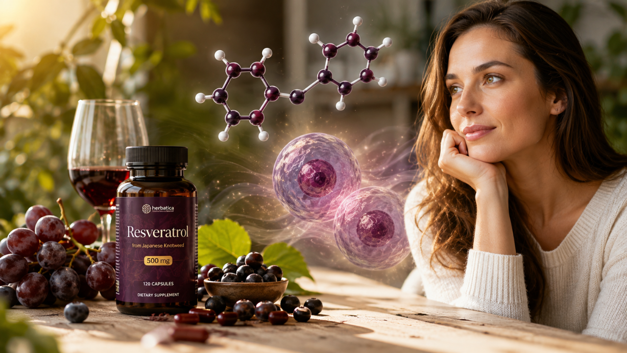 Resveratrol pod lupou: Jak tato molekula skutečně funguje v našich buňkách a s čím ji kombinovat?