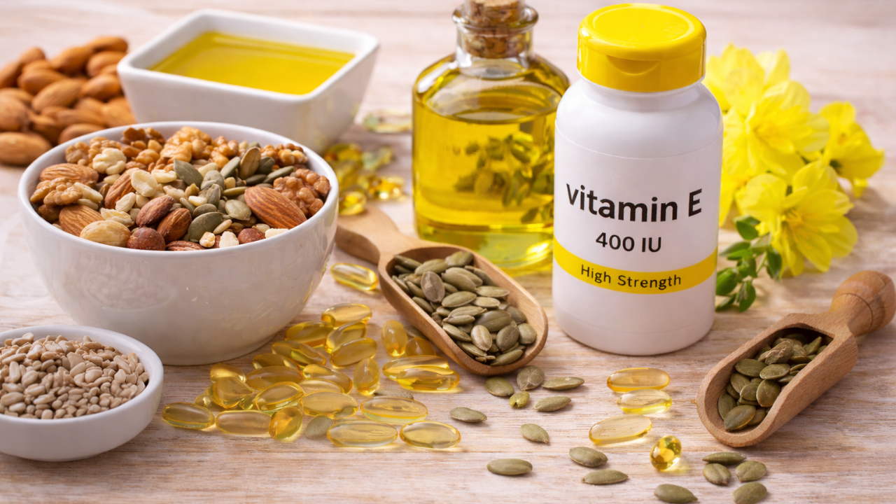 Vitamín E: antioxidant, který chrání vaše buňky, pokožku i vitalitu