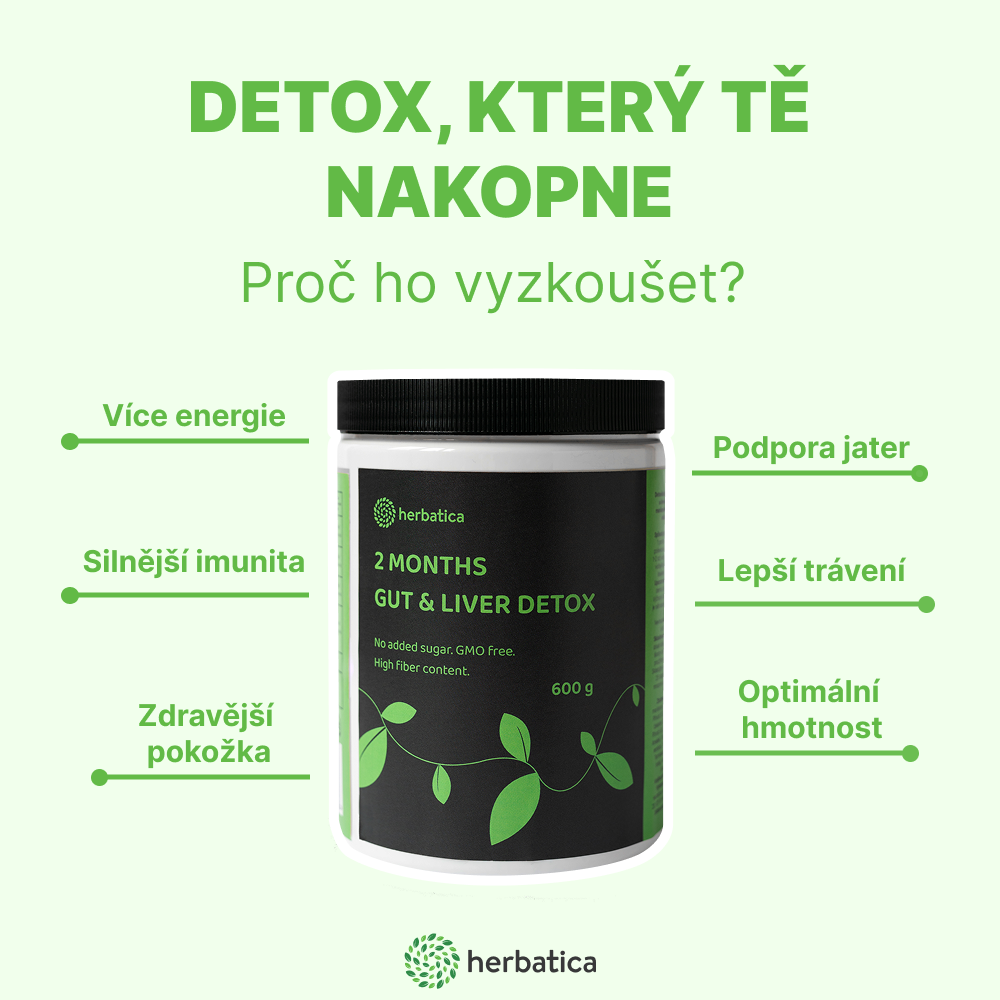 detoxikační kúra na 2 měsíce s ostropestřcem a vlakninou - infografika