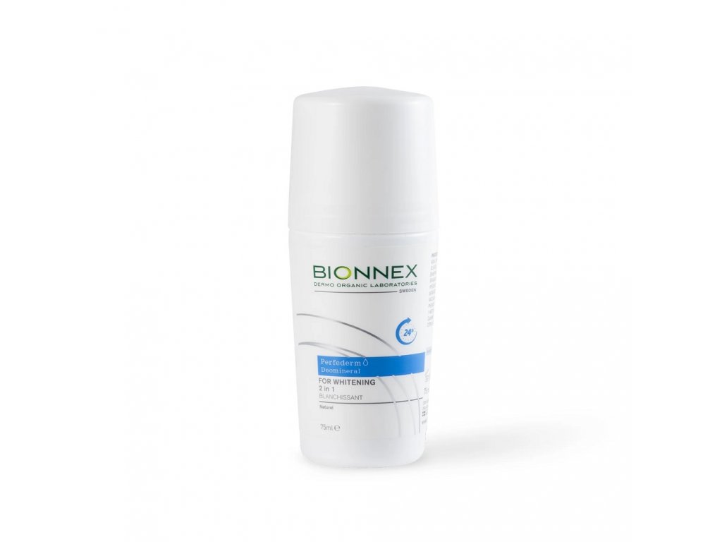 Minerálny deodorant roll on 2v1 pri hyperpigmentácii 75ml Bionnex 1000x1000