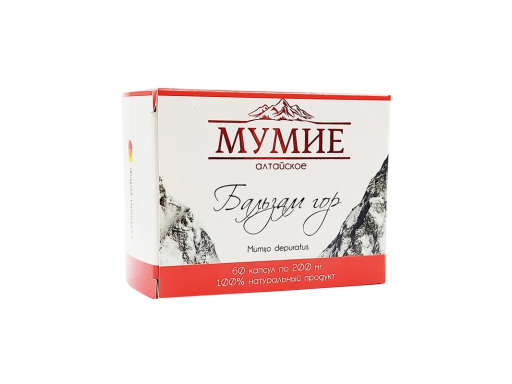 Altai mumio 60 kapslí 0,2g Farmářský produkt