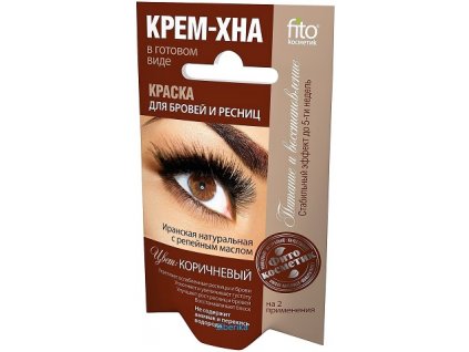 14129 kremova barva s hennou na oboci a rasy hneda fitokosmetik 2x2 ml