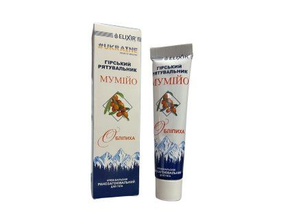 Krémový tělový balzám s mumiem - Mountain Rescuer - Elixir - 40 ml