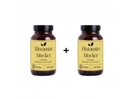 histamin blocker cenově výhodný set 1+1, 2x 140 vegánskych kapslí s moringou