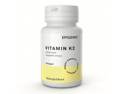 Vitamín K2 pro zdravé kosti a klouby 60 kapslí - Epigemic®