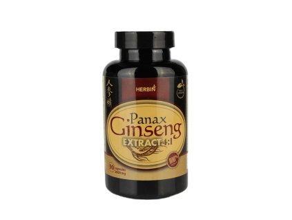 Ženšenový extrakt 500mg ( Panax ginseng ) 90 kapslí HealthNA