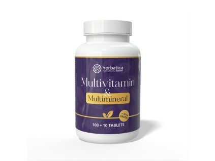 Multivitamín a multiminerál - 110 tablet - Herbatica
