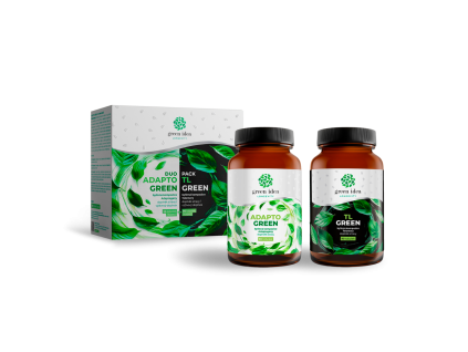 LONGEVITY DUOPACK – ADAPTO GREEN + TL GREEN – 180 kapslí – Green idea