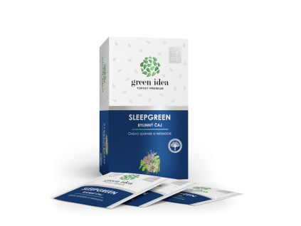 Herbex Sleepgreen – bylinný čaj – 20 sáčků – Green idea