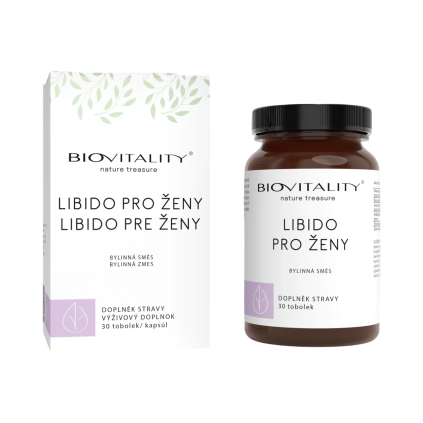 Libido pro ženy – bylinný komplex – 30 kapslí – Green idea