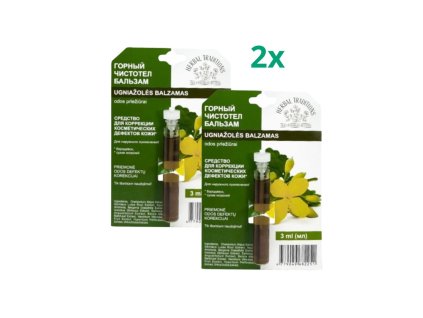 Zvýhodněný set 2x Horský vlaštovičník %22čistotel%22 elixír na bradavice