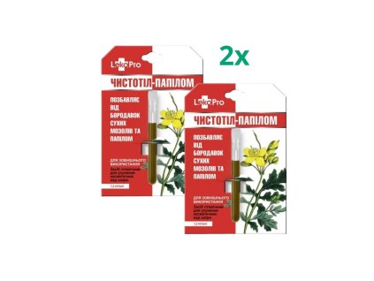 Zvýhodněný set 2x Balzám %22Čistotel%22 s vlaštovičníkem na puchýře, bradavice a papilomy