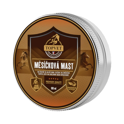 Měsíčková mast pro koně 100 ml – Green idea