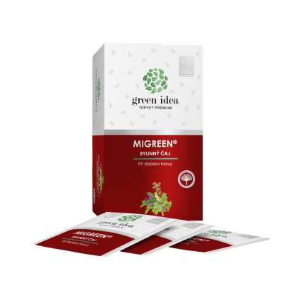 Herbex Migreen – bylinný čaj – 20 sáčků – Green idea