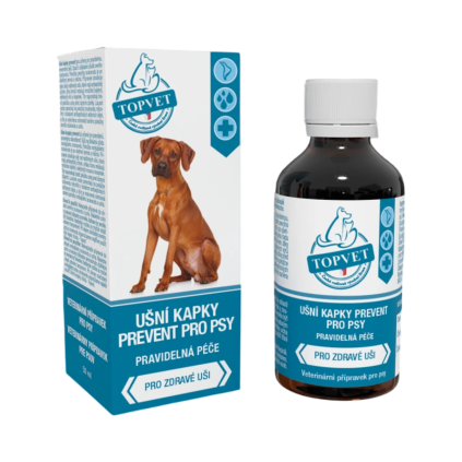 Ušní kapky Prevent pro psy – 50 ml – Green idea