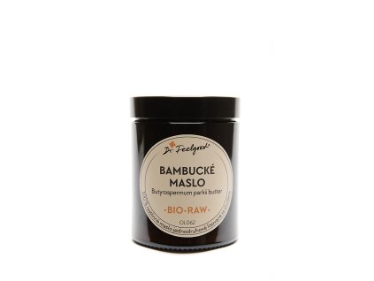 Bio raw bambucké máslo - 180 ml - Dr. Feelgood
