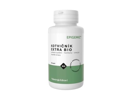 Kotvičník Extra BIO – 60 kapslí – Epigemic®