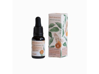 Kurkuma pravá – Tetra bylinný extrakt – 15 ml – Naturmeda