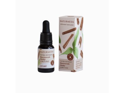 Škorica cejlónska – Tetra bylinný extrakt – 15 ml – Naturmeda