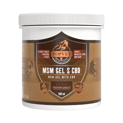 MSM gel s CBD – 500 ml – Green idea