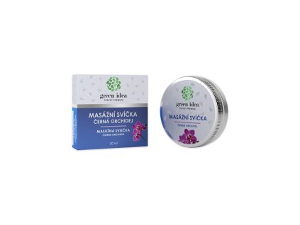 4344 1 masazni svicka cerna orchidej