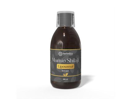 Lipozomální Shilajit Mumio Extrakt 200 ml Herbatica