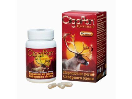 CigaPan - extrakt ze sobích parohů - 60 kapslí