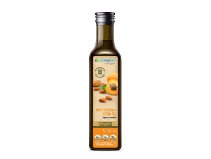 Meruňkový olej z jader lisovaný za studena - 250 ml - Bioherba