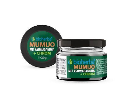 Mumio extrakt Shilajit s ashwagandhou - 20 g - Bioherba