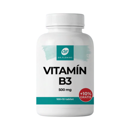 Vitamín B3 500 mg - 110 tablet - Dr. Fleming