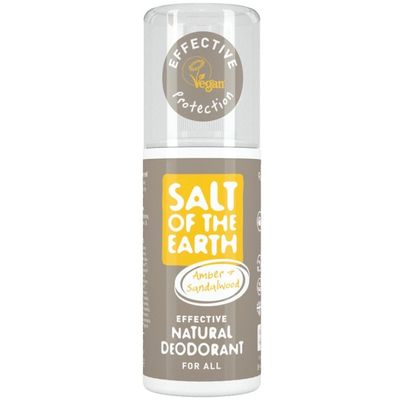 Levně Přírodní krystalový deodorant ve spreji - jantar, santalové dřevo - Salt of the Earth - 100 ml
