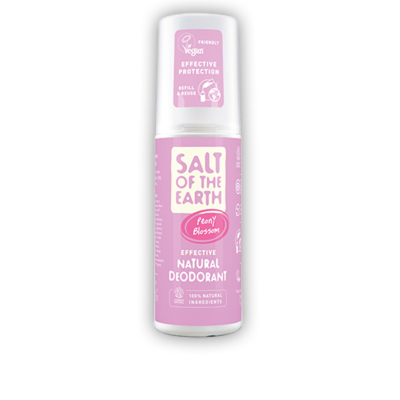 Levně Přírodní krystalový deodorant ve spreji - květ pivoňky - Salt of the Earth - 100 ml