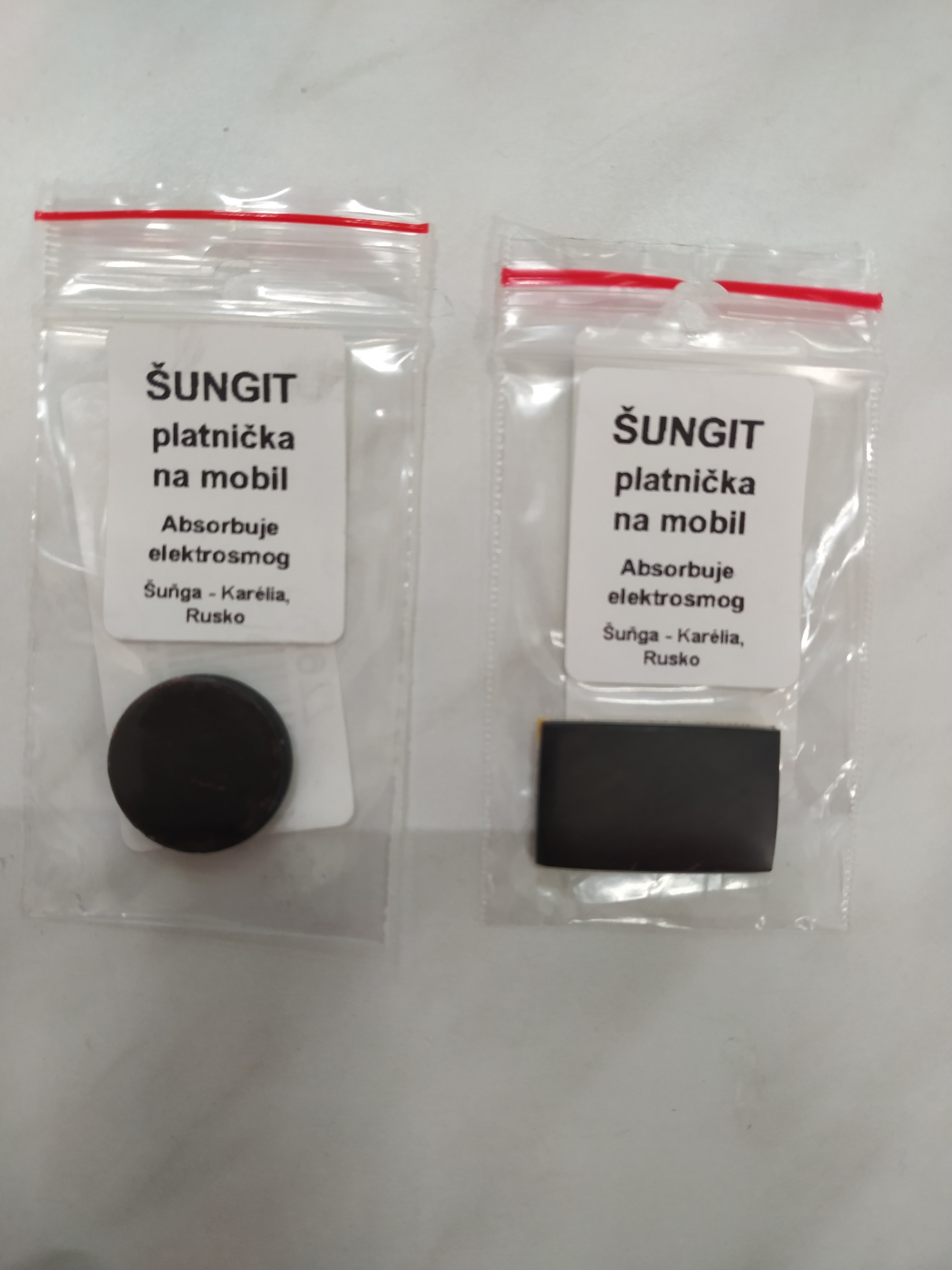 Šungit - destička na mobil