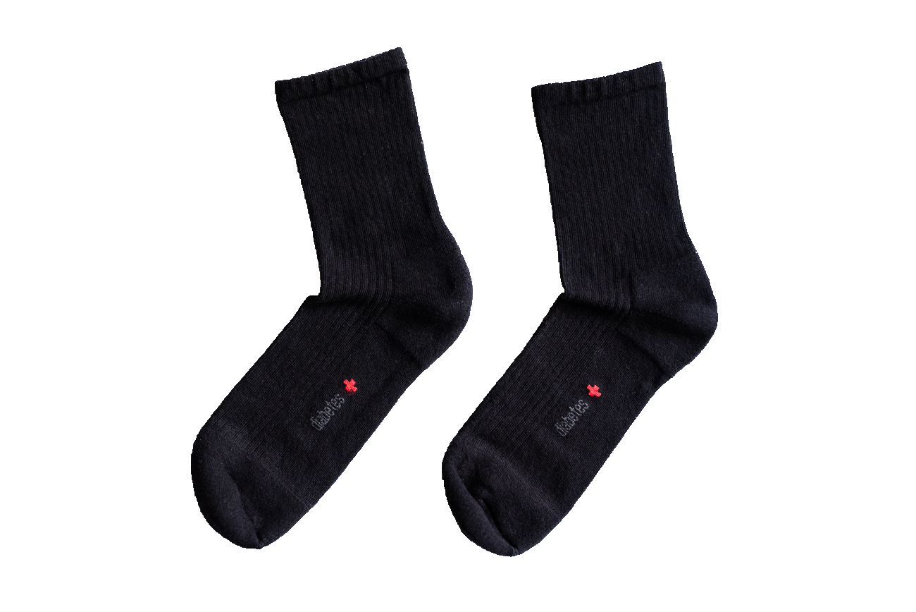Levně Ponožky s jemným sevřením lemu - s mikroplyšem v patě a špičce - tmavě šedá - Ovecha Velikost: 31-32