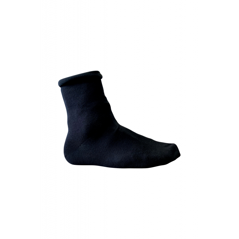 Ponožky pro osoby s objemnýma nohama - bez lemu - černé - Ovecha Velikost: XL (39-42)