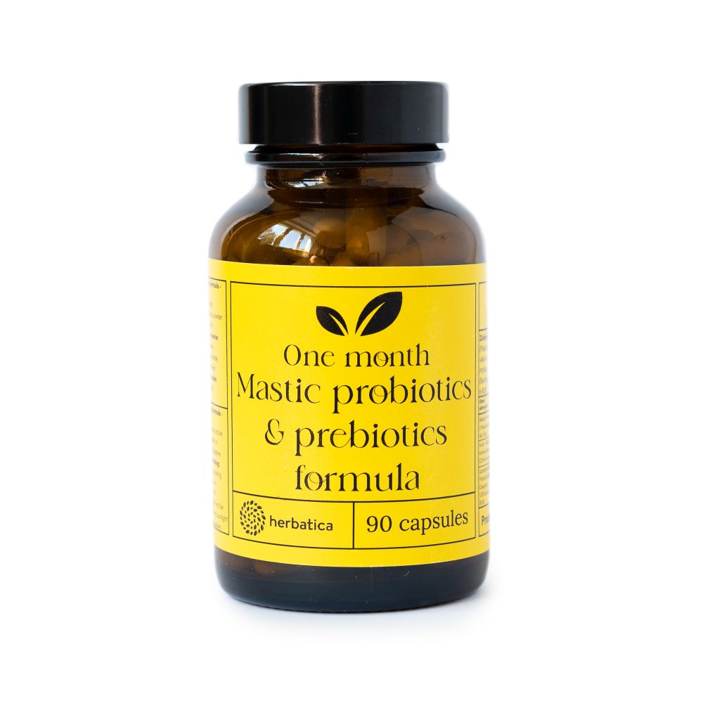 Masticha PROBIOTICS & PREBIOTICS - 90 kapslí - Herbatica