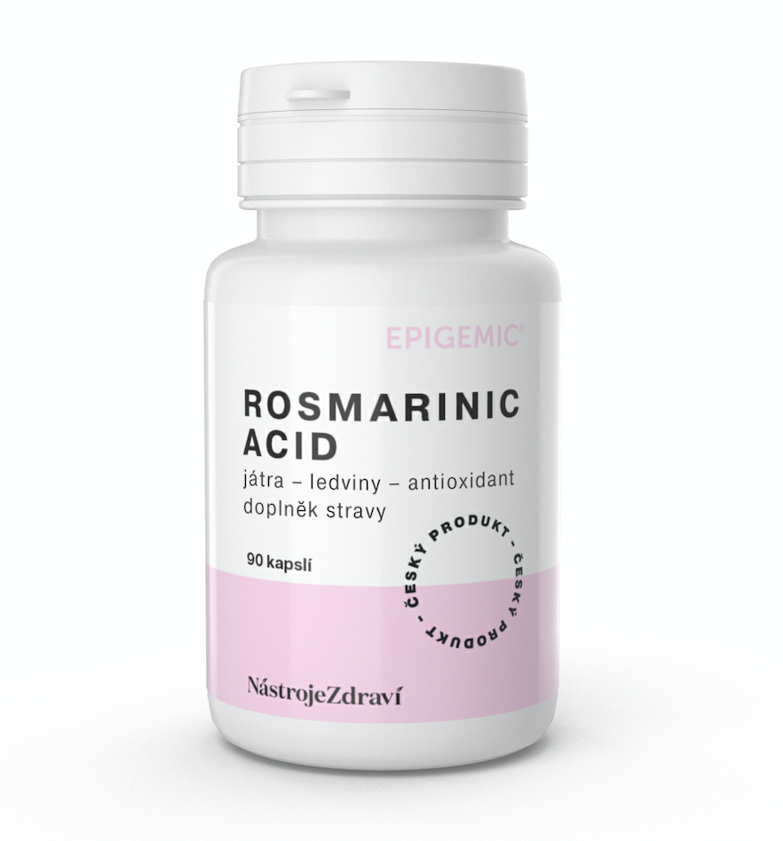 Levně Epigemic® Rosmarinic acid kyselina rozmarýnová- 90 kapslí - Epigemic®