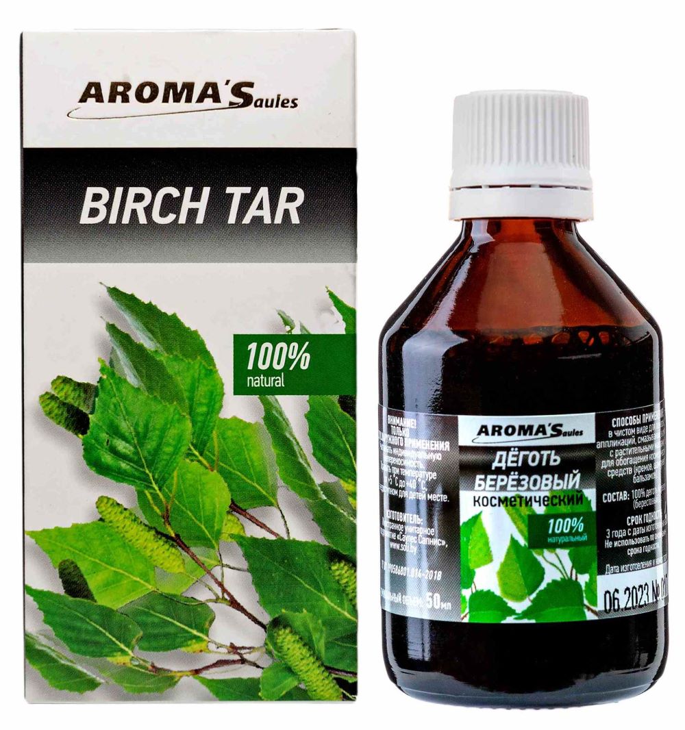 Březový dehet kosmetický 50 ml - Aroma'Saules