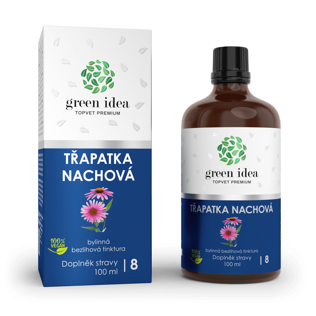 Echinacea - bezlihová tinktura 100 ml - Green idea