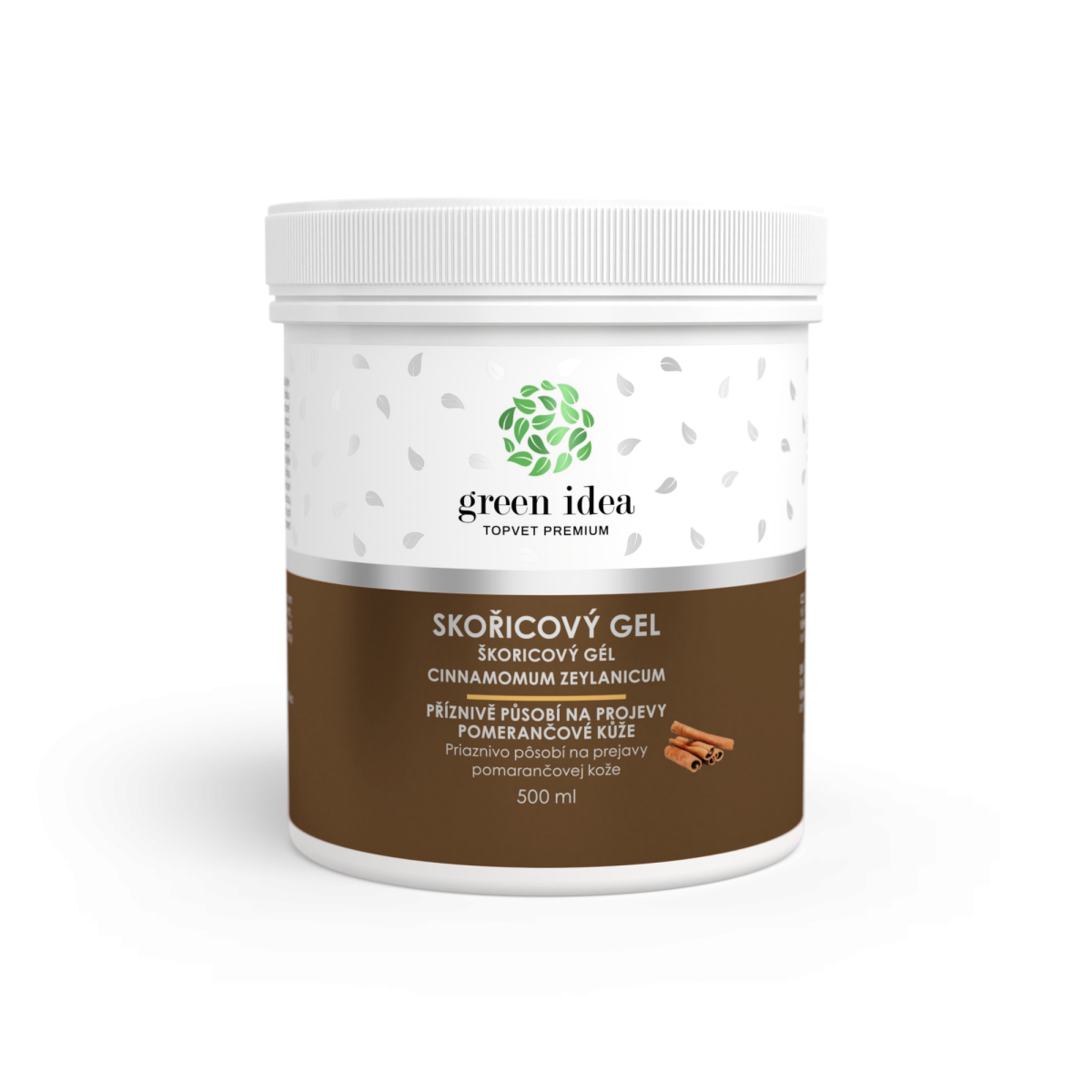 Skořicový masážní gel 500 ml - Green idea