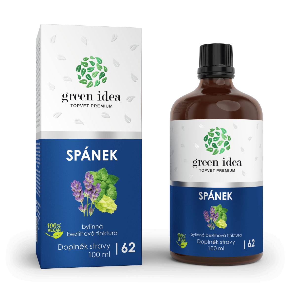 Spánek - bezlihová tinktura 100 ml - Green idea