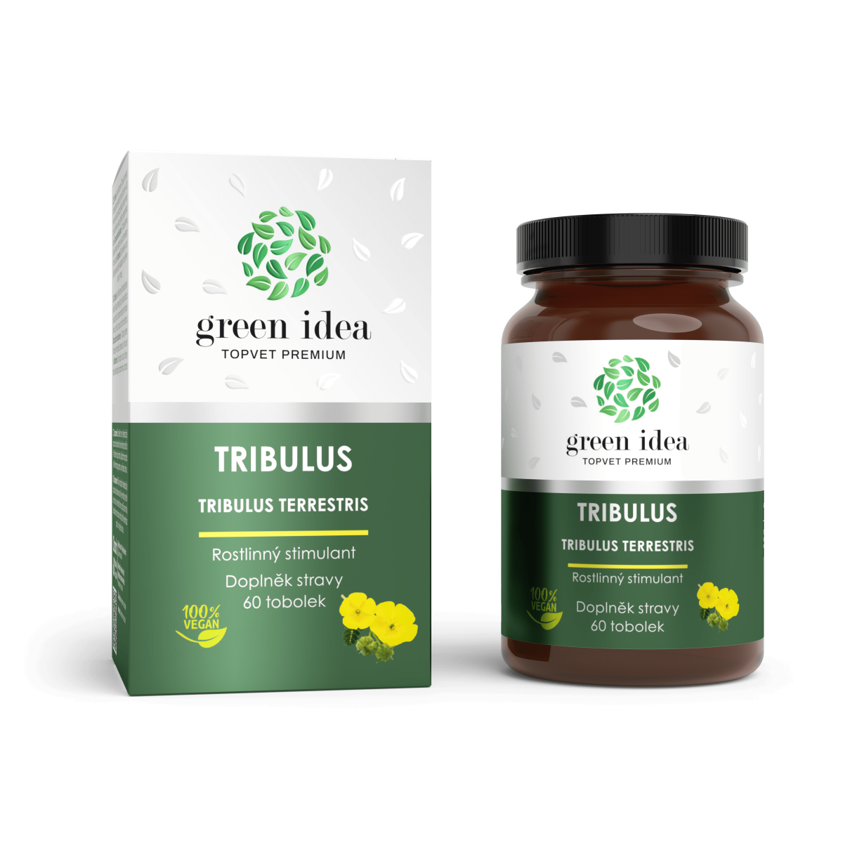 Tribulus bylinný extrakt - tobolky 60 ks - Green idea