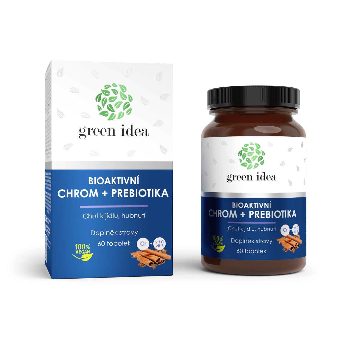 Bioaktivní chrom+prebiotika - tobolky 60 ks - Green idea