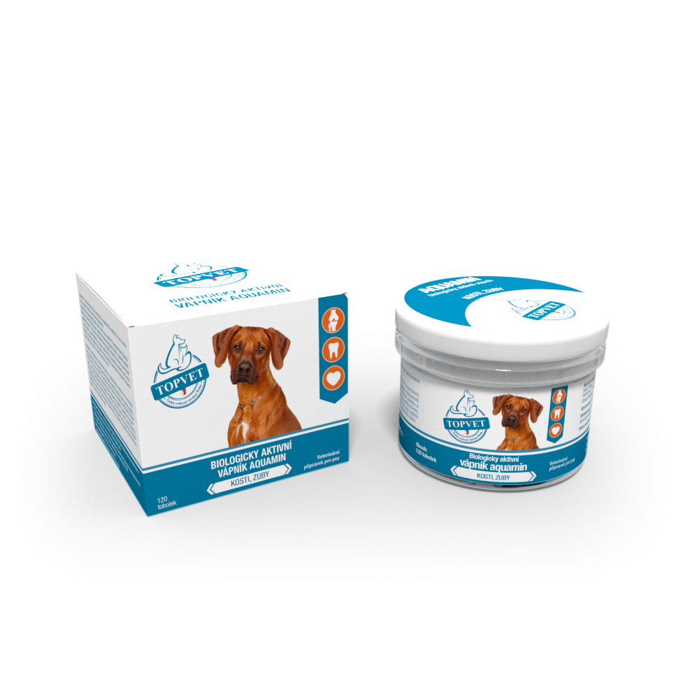 Biologicky aktivní vápník Aquamin pro psy 120 ks - Green idea