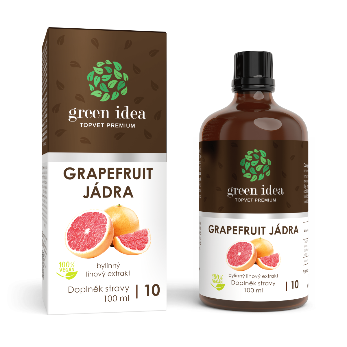 Grapefruit jádra tinktura - kapky 100 ml - Green idea