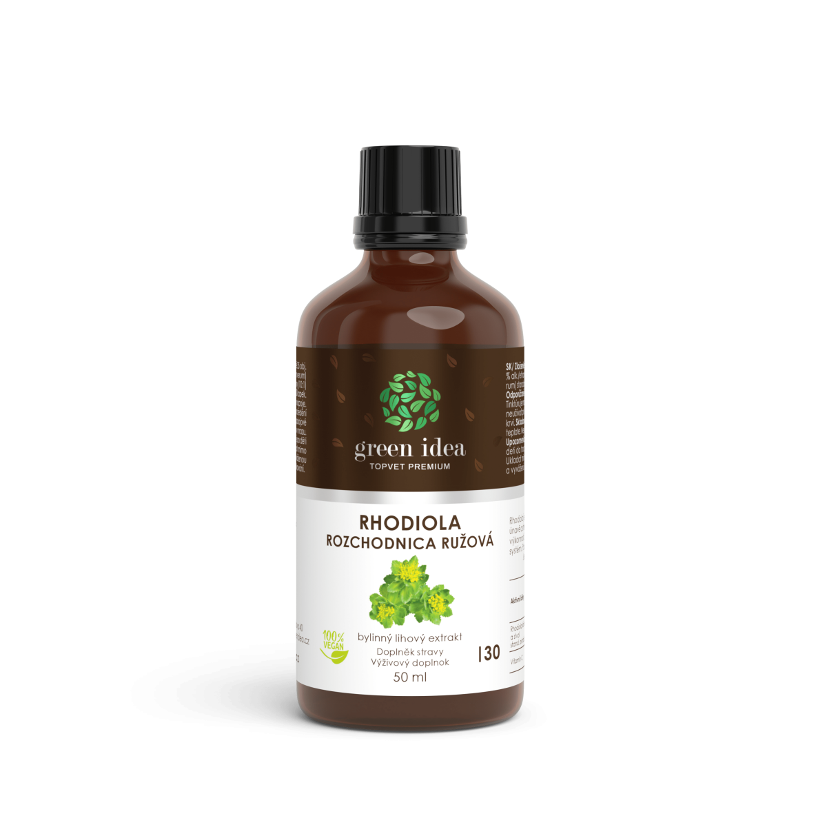 Rhodiola - Rozchodnice - tinktura - kapky 50 ml - Green idea